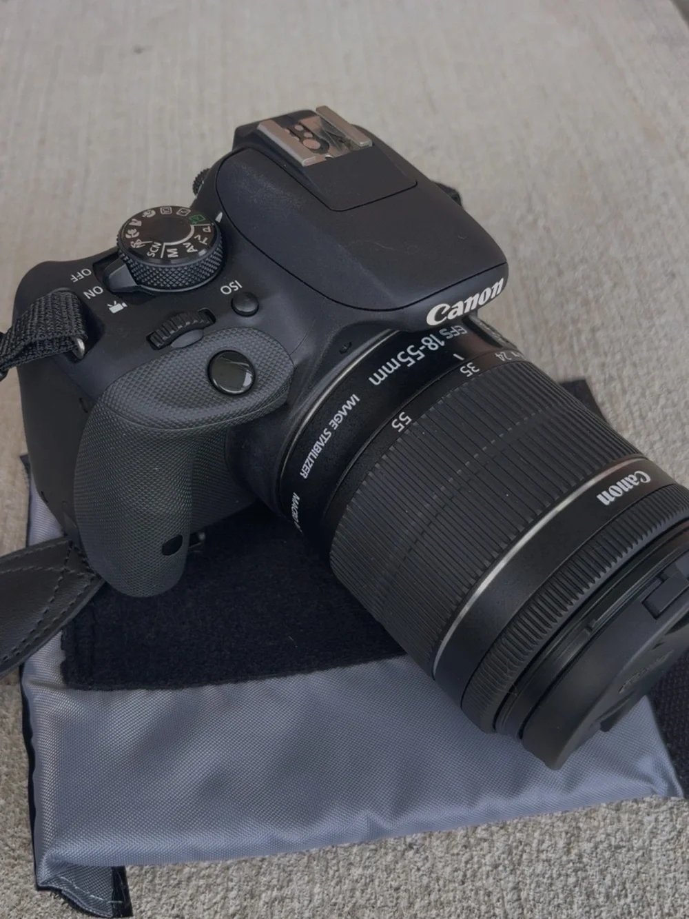 Canon EOS Rebel SL1 18.0MP Digital SLR Camera - Black with accessories - Picture 3 of 7